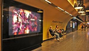 C'est l'écran le plus grand qu'ils ont fait. Il se trouve à Franklin D. Roosevelt